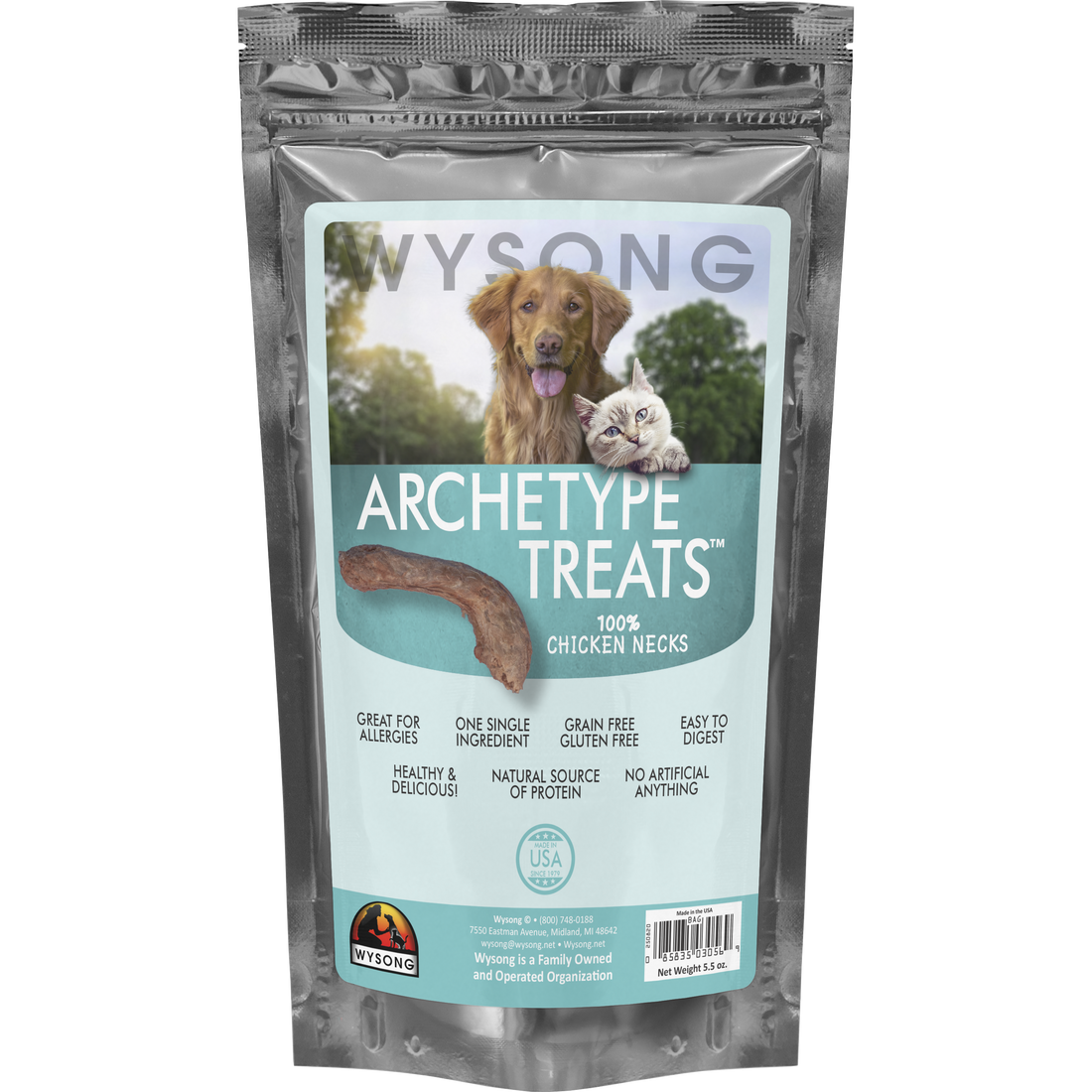 Wysong Archetype Treats, Chicken Necks