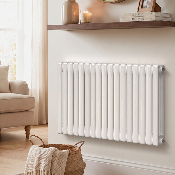 5626 BTU Horizontal Double Column Radiator